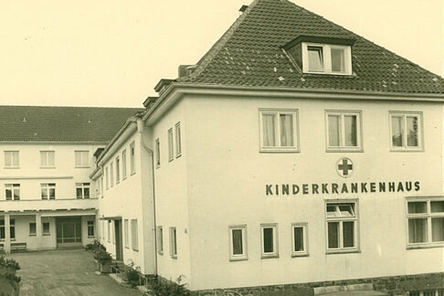 Anbau 1955 am Siegener Kinderkrankenhaus