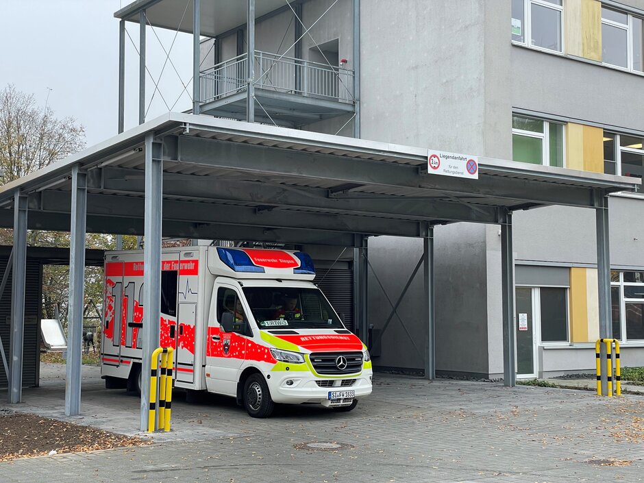 Rettungswagen speziell für Kinder