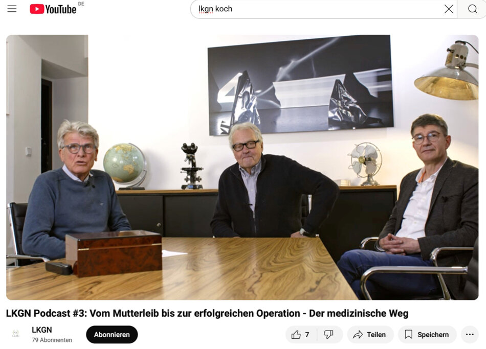 Video mit Doktor Koch