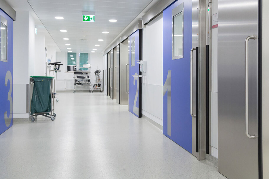 im Jahr 2014 sanierte OP-Säle