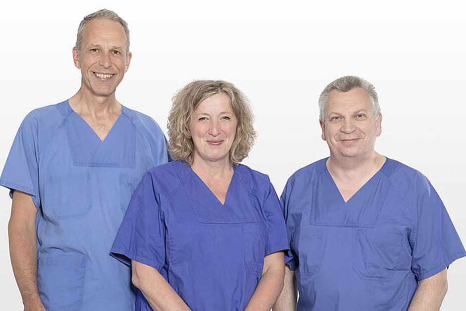 das Team der Anästhesie
