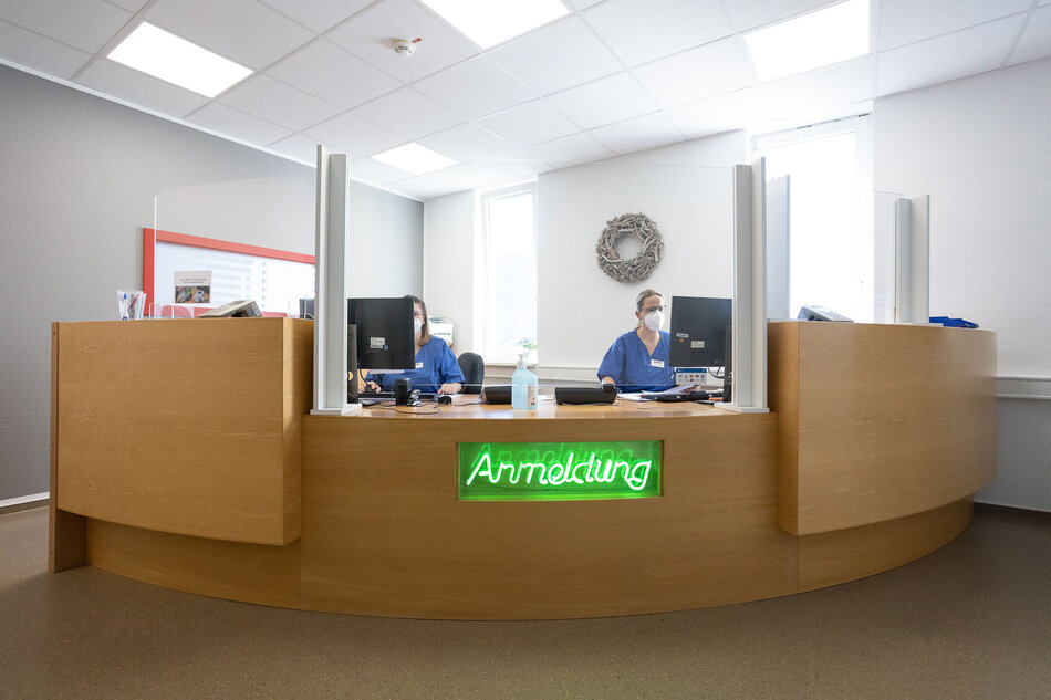 DRK Kinderklinik am Wellersberg – die Anmeldung