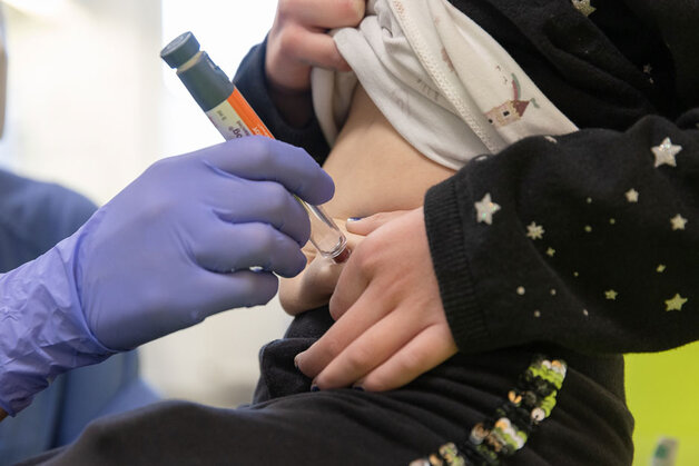 Kinder müssen das Spritzen von Insulin erst lernen