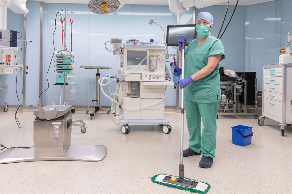 Reinigungsdienst für Krankenhäuser